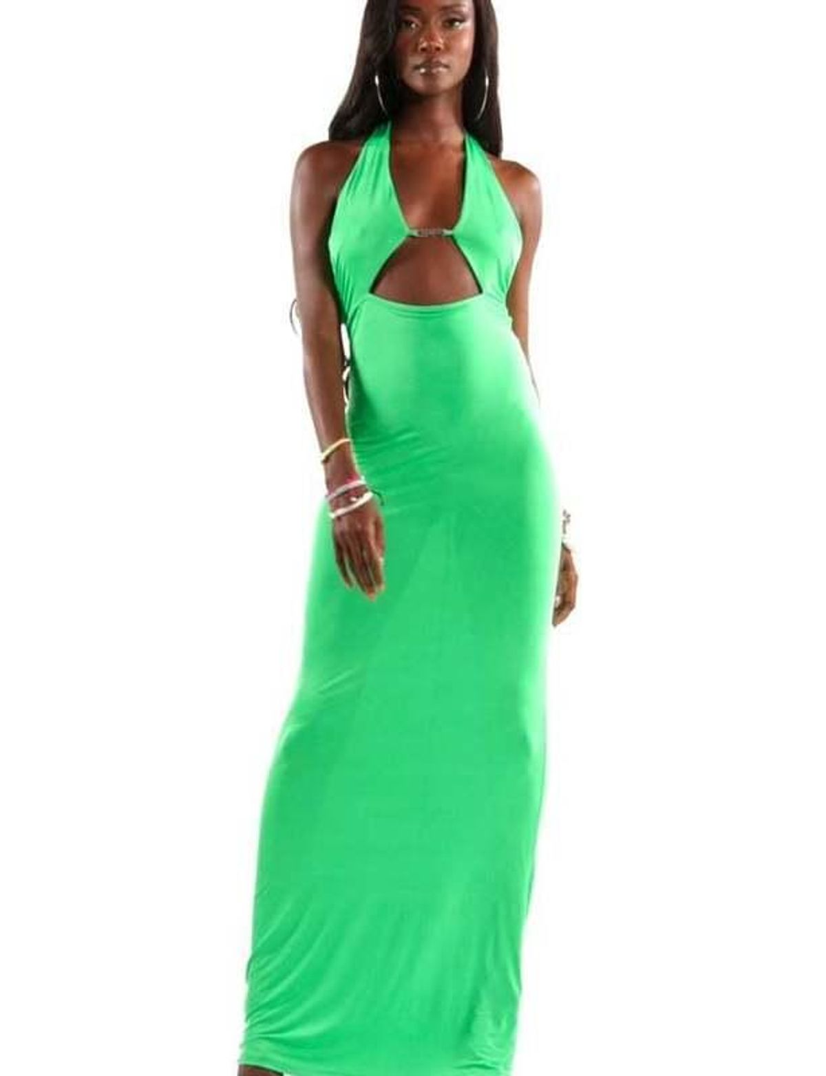 I. AM. GIA Leska Dress Green Size 8 - Image 4