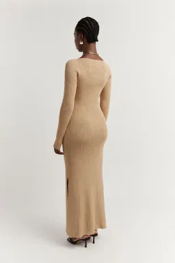 DISSH Lena Long Sleeve Mini Dress Wheat Size S/Au 8 for rent on The Volte - image 2