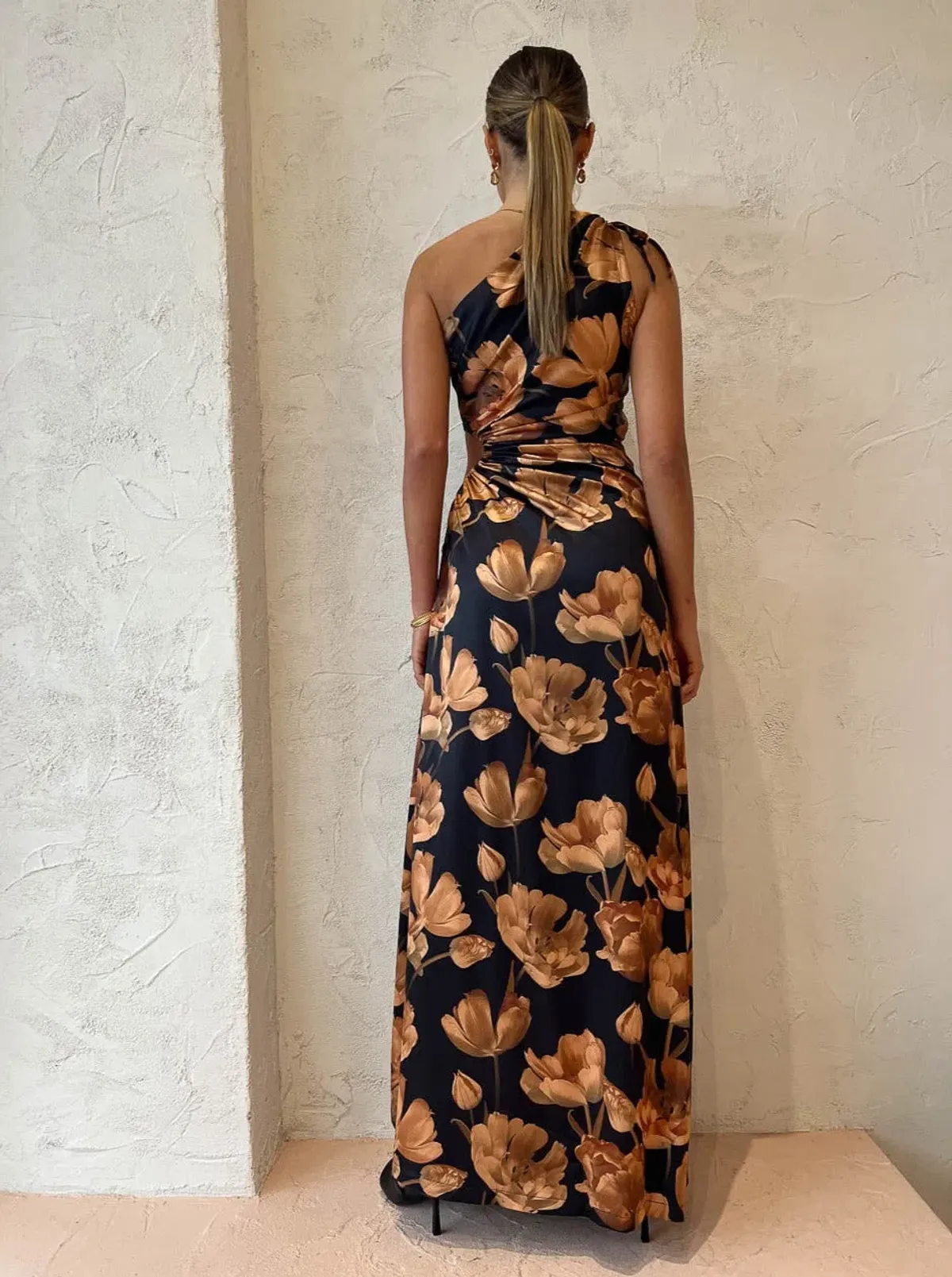 Sonya Moda Nour Marabella Maxi Dress Print Size 8 - Image 4