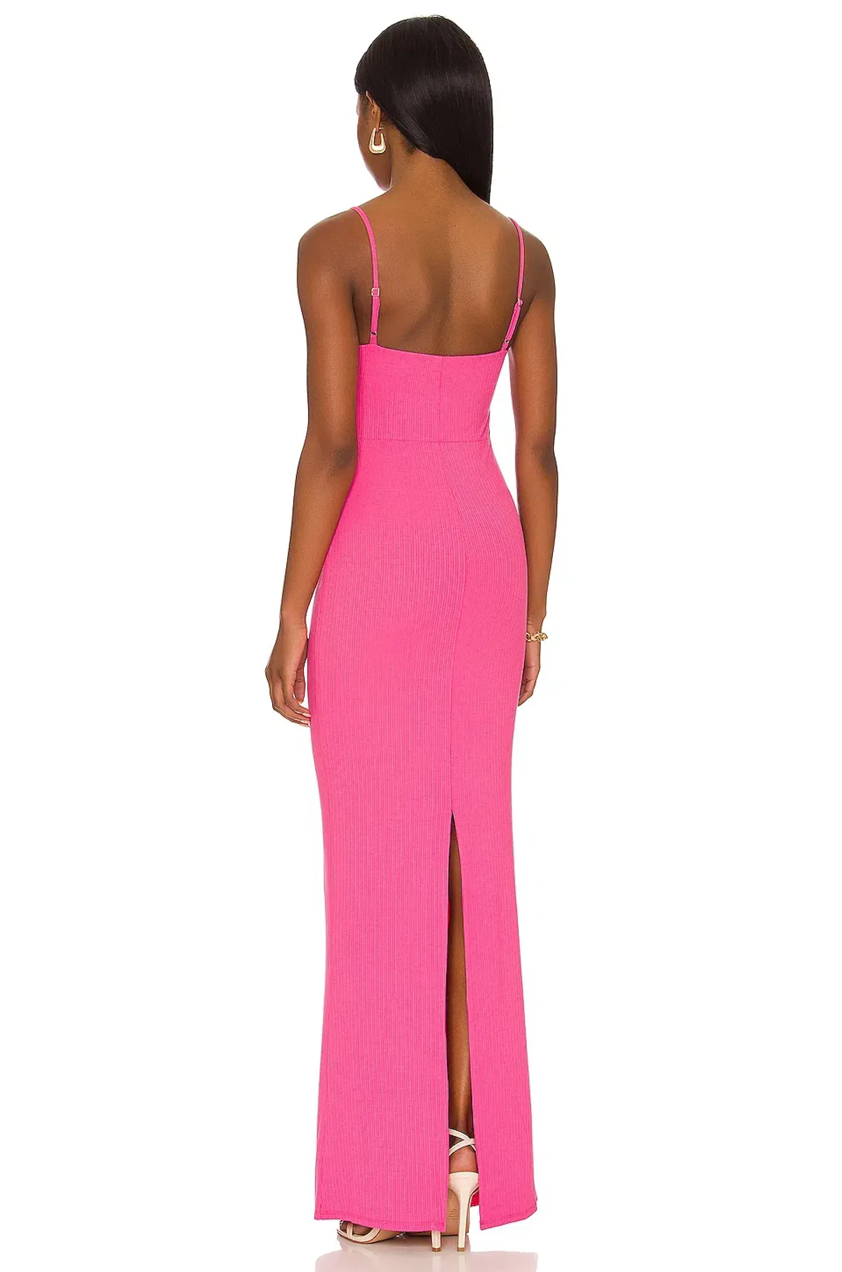 Camila Coelho Hayley Maxi Dress in Hot Pink Size S/Au 8 - Image 3