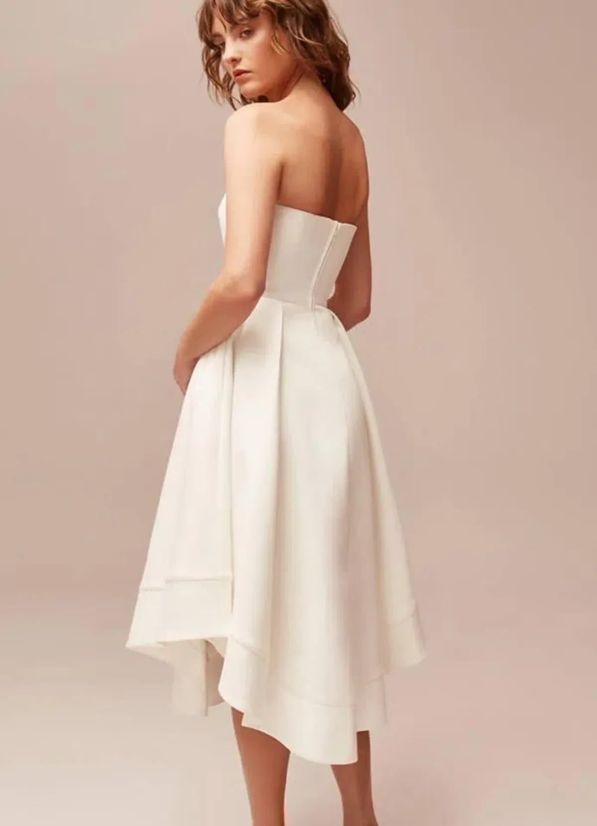 C/MEO Collective Making Waves Dress Ivory Size M - Image 2