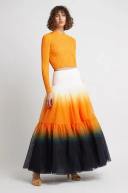 AJE Awaken Skirt Marigold Ink Ombre Size 4 for rent on The Volte - image 1