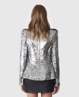 Torannce Shine Bright Jacket Silver Size 6 for rent on The Volte - image 2