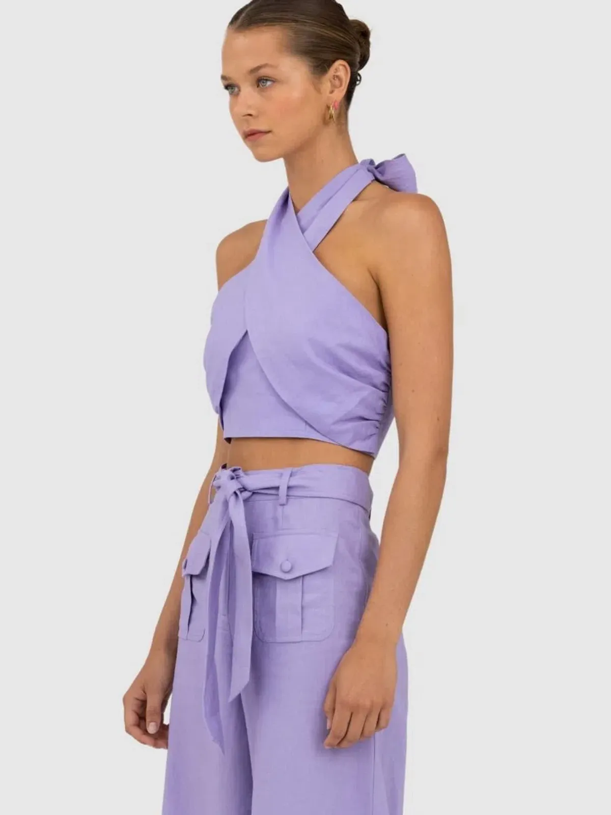 The Wolfgang Sahara Linen Set Lilac Size 6 - Image 3