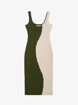 Mara Hoffman Sloan Dress Midi Dress Olive Size L/Au 12 for rent on The Volte - image 3