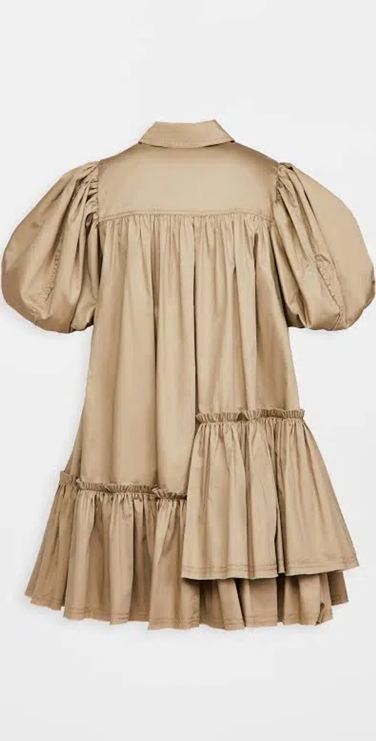 Aje Ambience Shirt Dress Brown Size 8 - Image 4