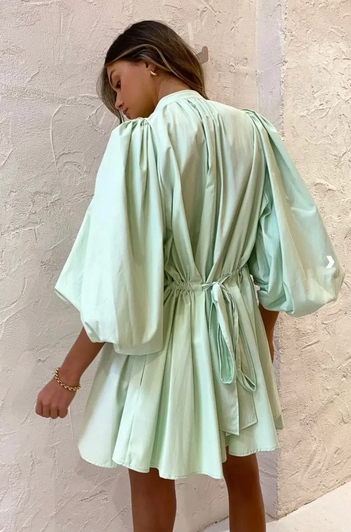 Camilla and Marc Kyra Mini Dress Sour Apple Size 14  - Image 3