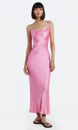 Bec & Bridge Malyka Maxi Dress Candy Pink Size 8 for rent on The Volte - image 1