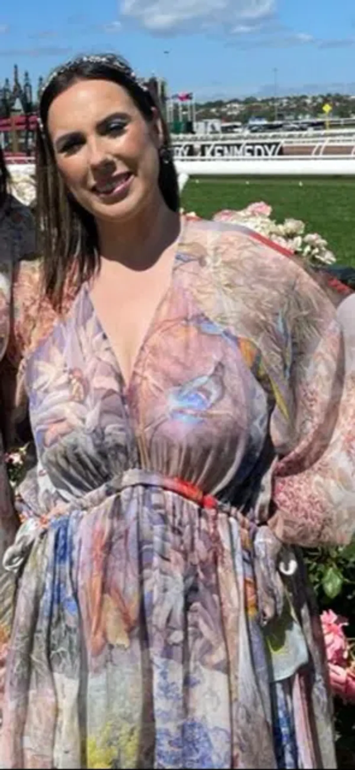 Zimmermann Luminous Tie Side Mini Dress Print Size 12  - Image 4