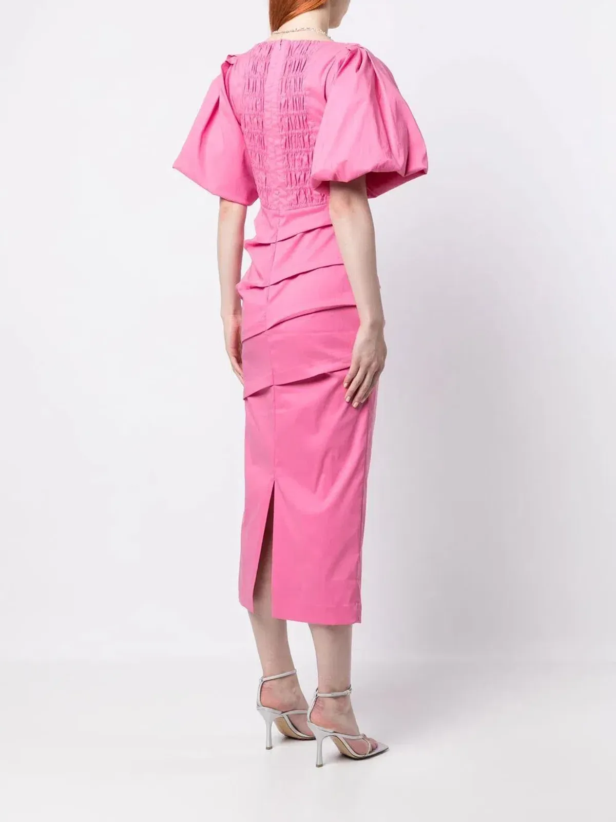 Rachel Gilbert Dahli Midi Dress Pink Size 1 / Au 8 - Image 2