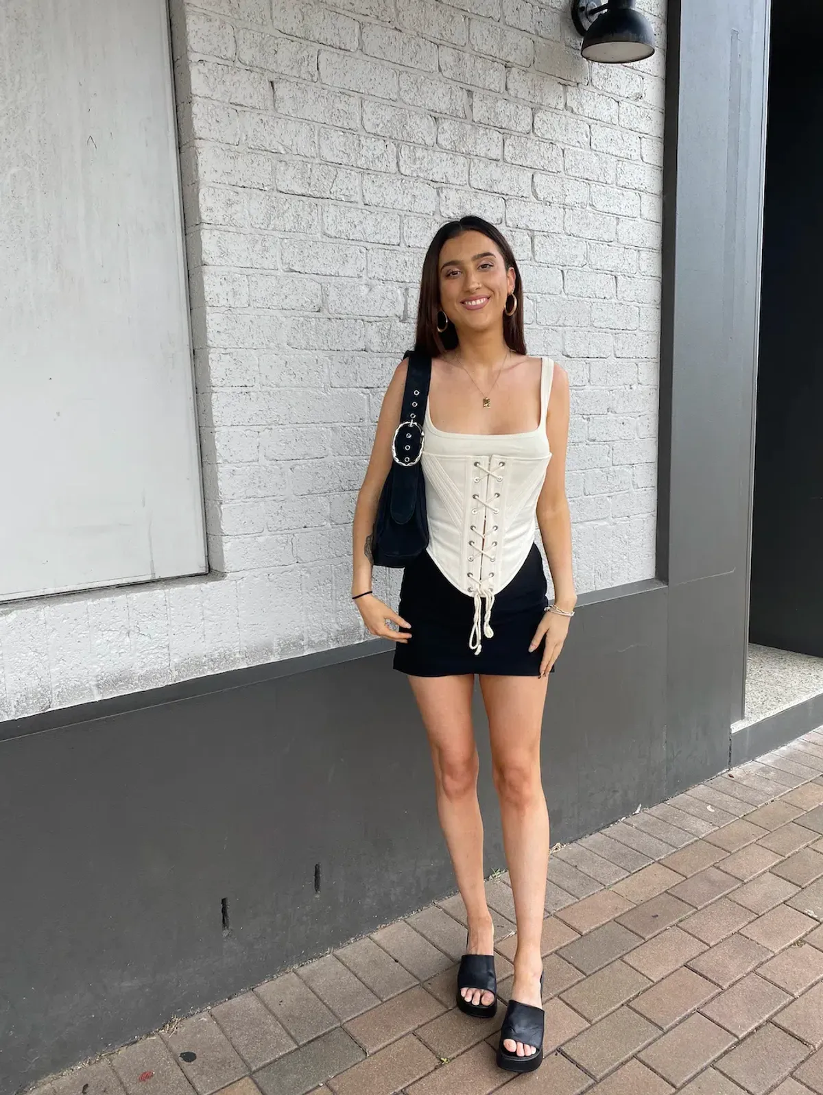 Dion Lee Laced Utility Corset Top Unbleached White Size 10 - Image 2