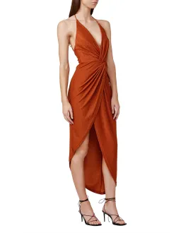 Significant Other Infinity Dress in Metallic Amber Size 8 for rent on The Volte - image 1