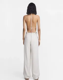 Dion Lee Macrame Pant in Ivory Size XS / AU 6 for rent on The Volte - image 2