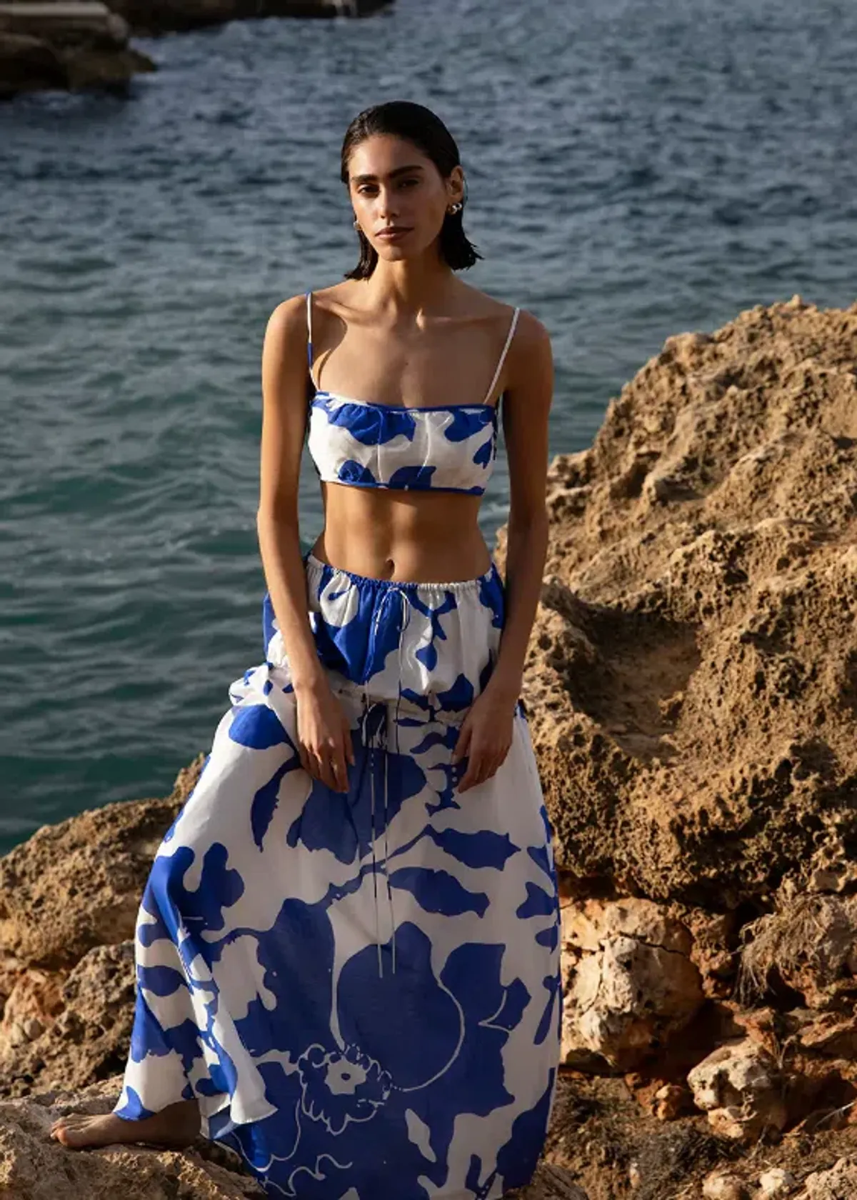 Sir the Label Vivi Crop and Skirt Set Merce Abstract Print Size 6 - Image 2