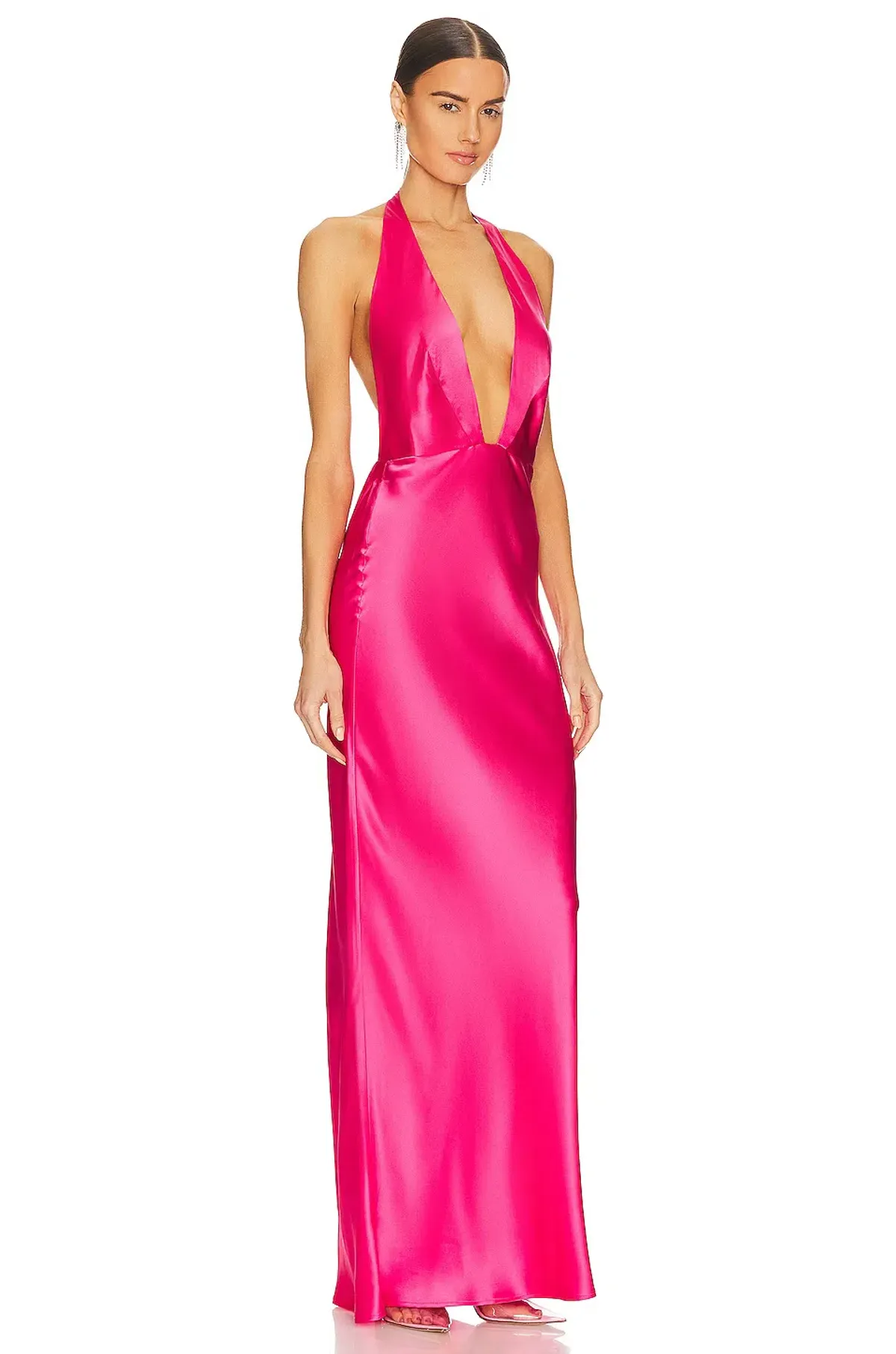 Natalie Rolt Angelica Gown Neon Pink Size 1 / AU 8 - Image 2