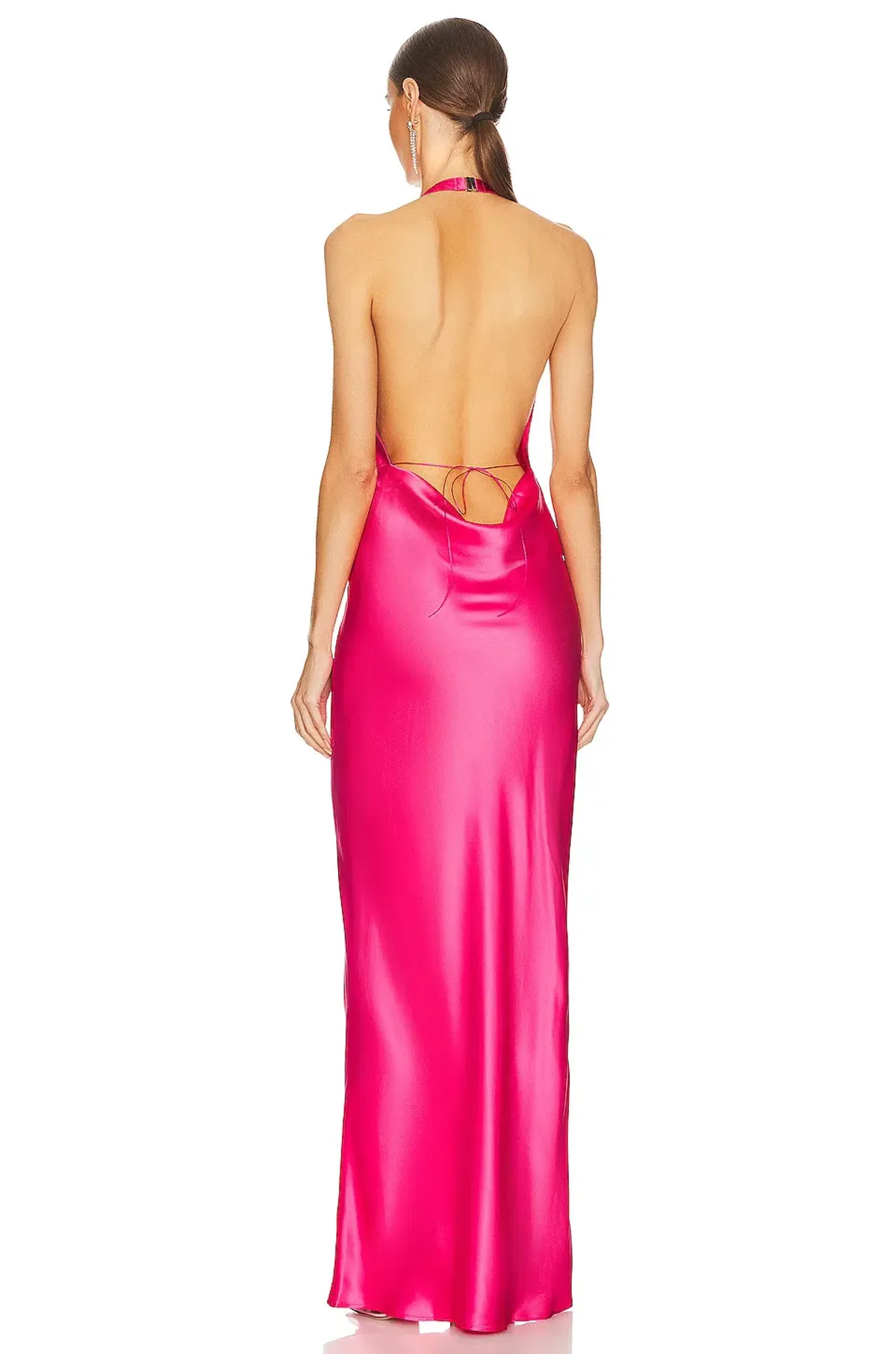 Natalie Rolt Angelica Gown Neon Pink Size 1 / AU 8 - Image 3