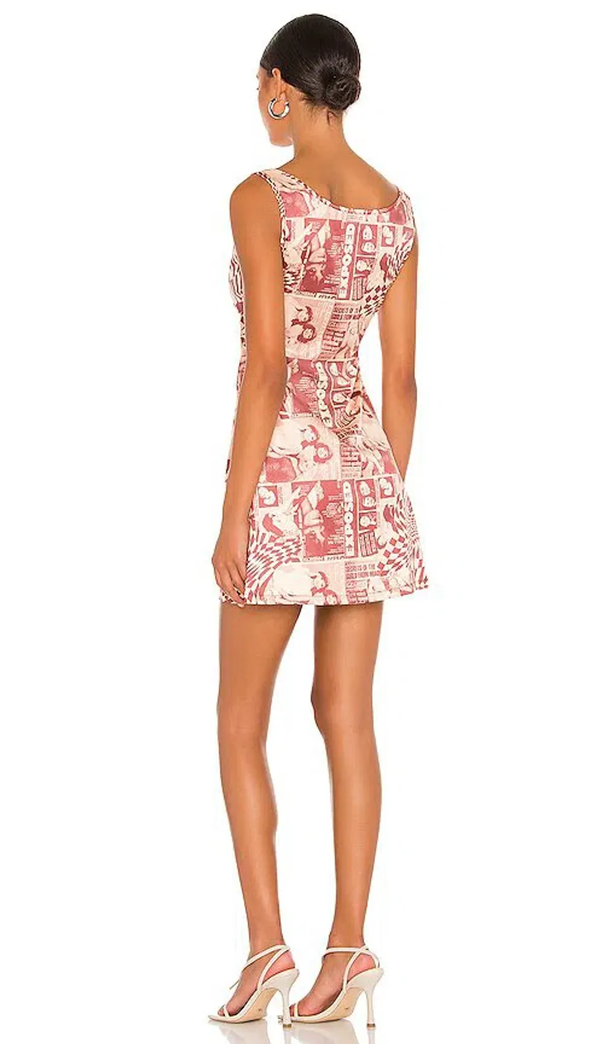 Miaou Wanted Ginger Mini Dress Print Size S/Au 8 - Image 5