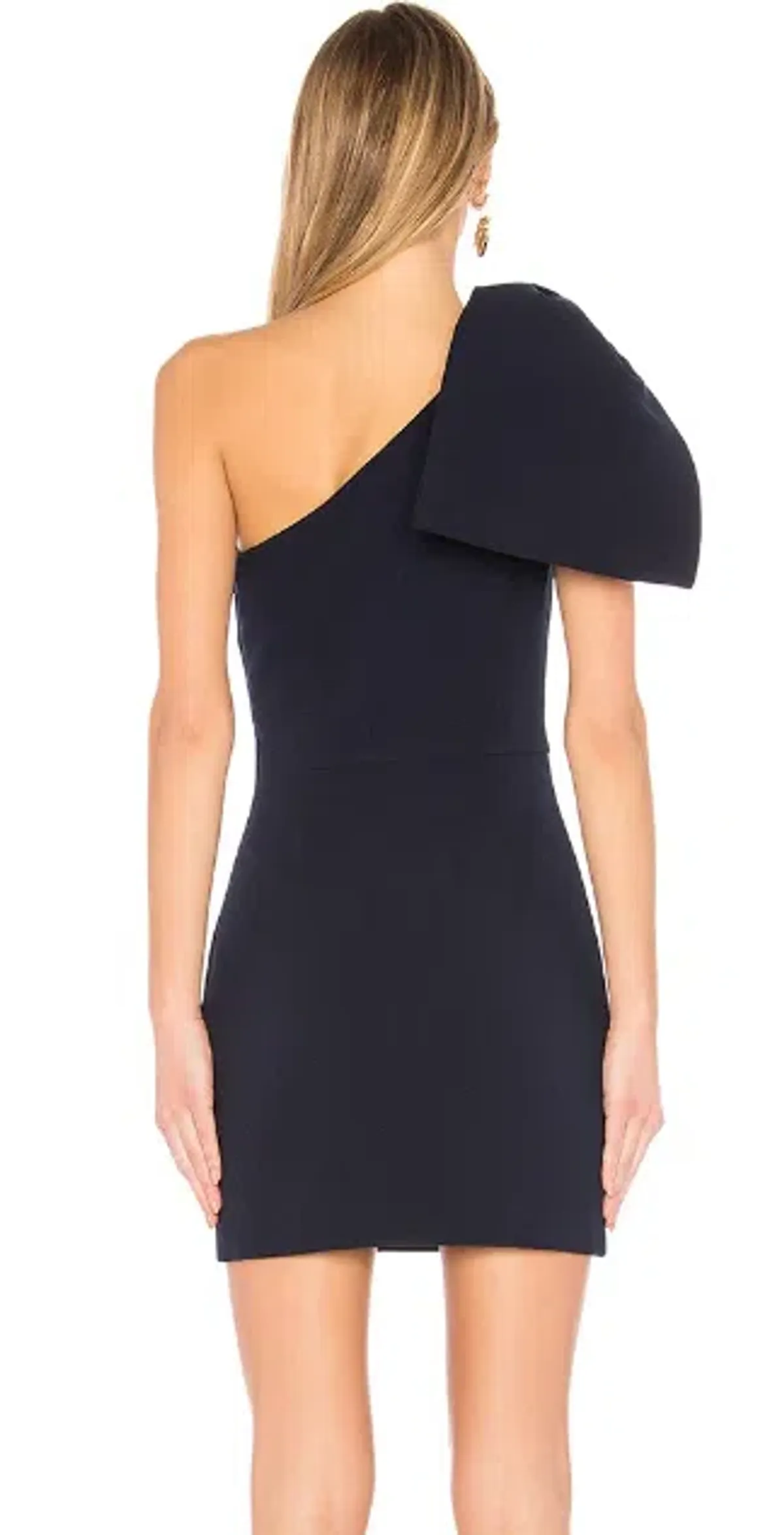 Rebecca Vallance Hamptons Bow Mini Dress Navy Size 10 - Image 3