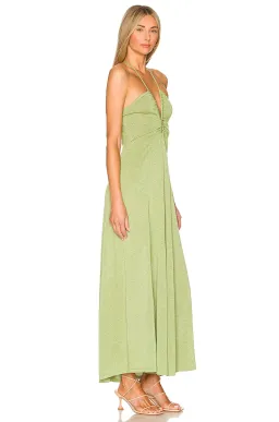 Bec & Bridge Indya Knit Maxi Dress Pistachio Green Size 6 for rent on The Volte - image 2