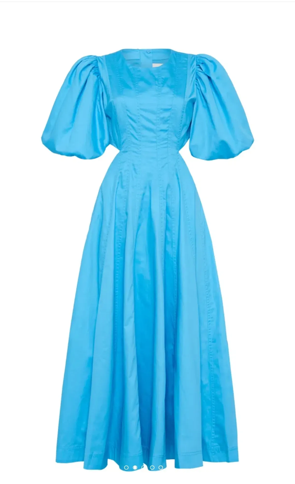 Aje Fallingwater Cut Out Midi Dress Cerulean Blue Size 10 / M - Image 3