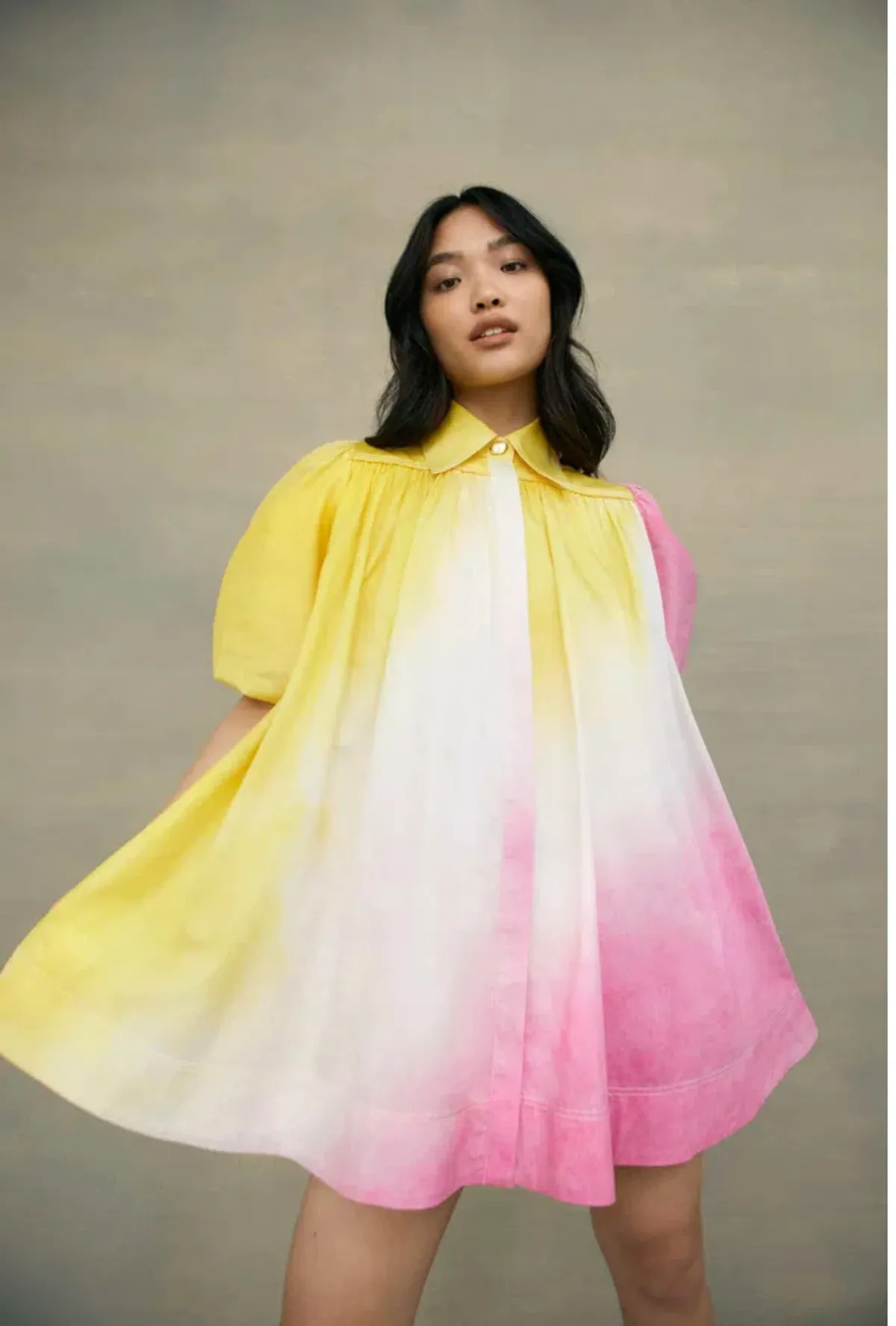 Aje Cloud Burst Smock MIni Dress Multi Size 12 / L - Image 2