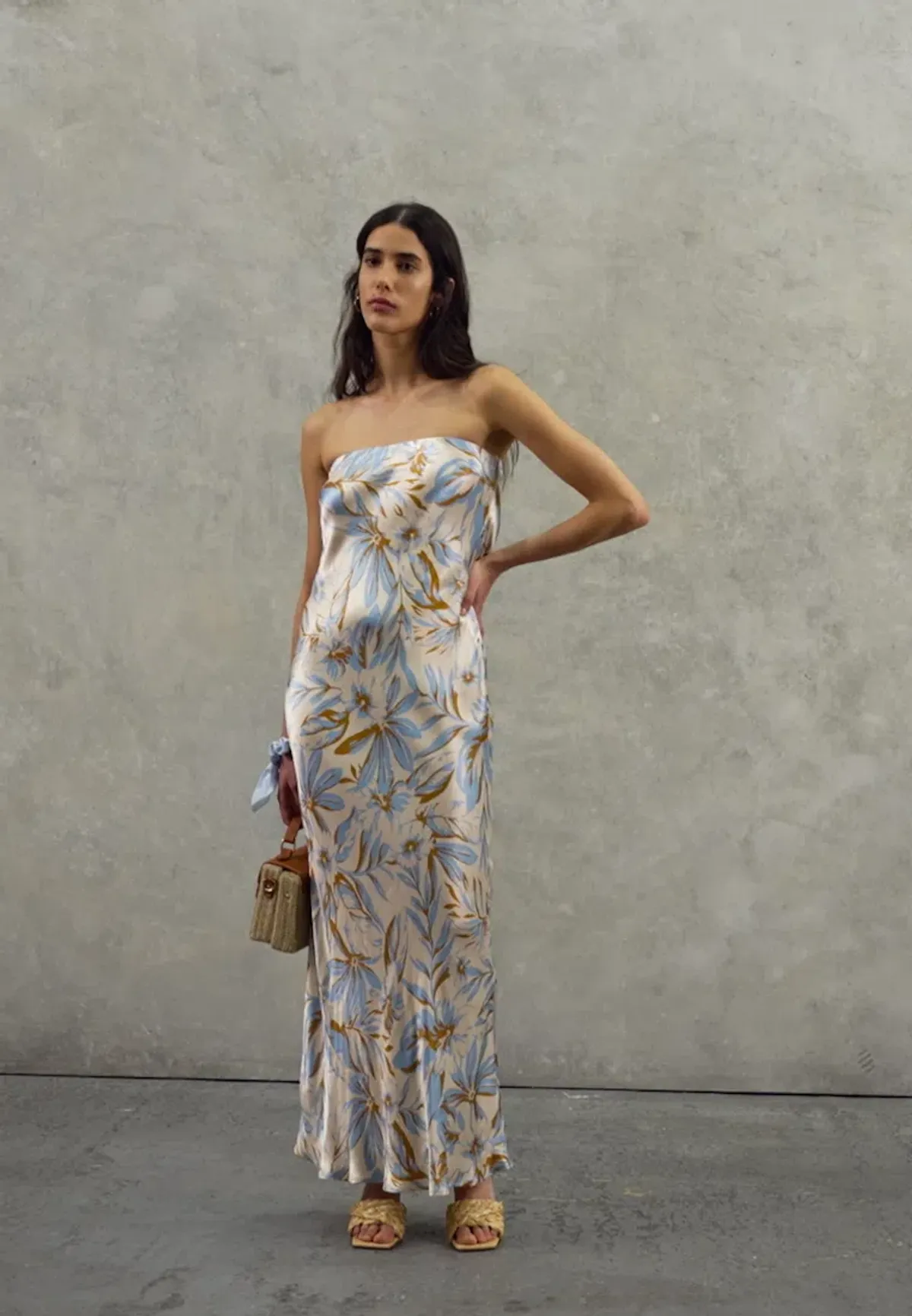 Bec & Bridge Stella Strapless Dress Floral Size 6 / XS - Image 2