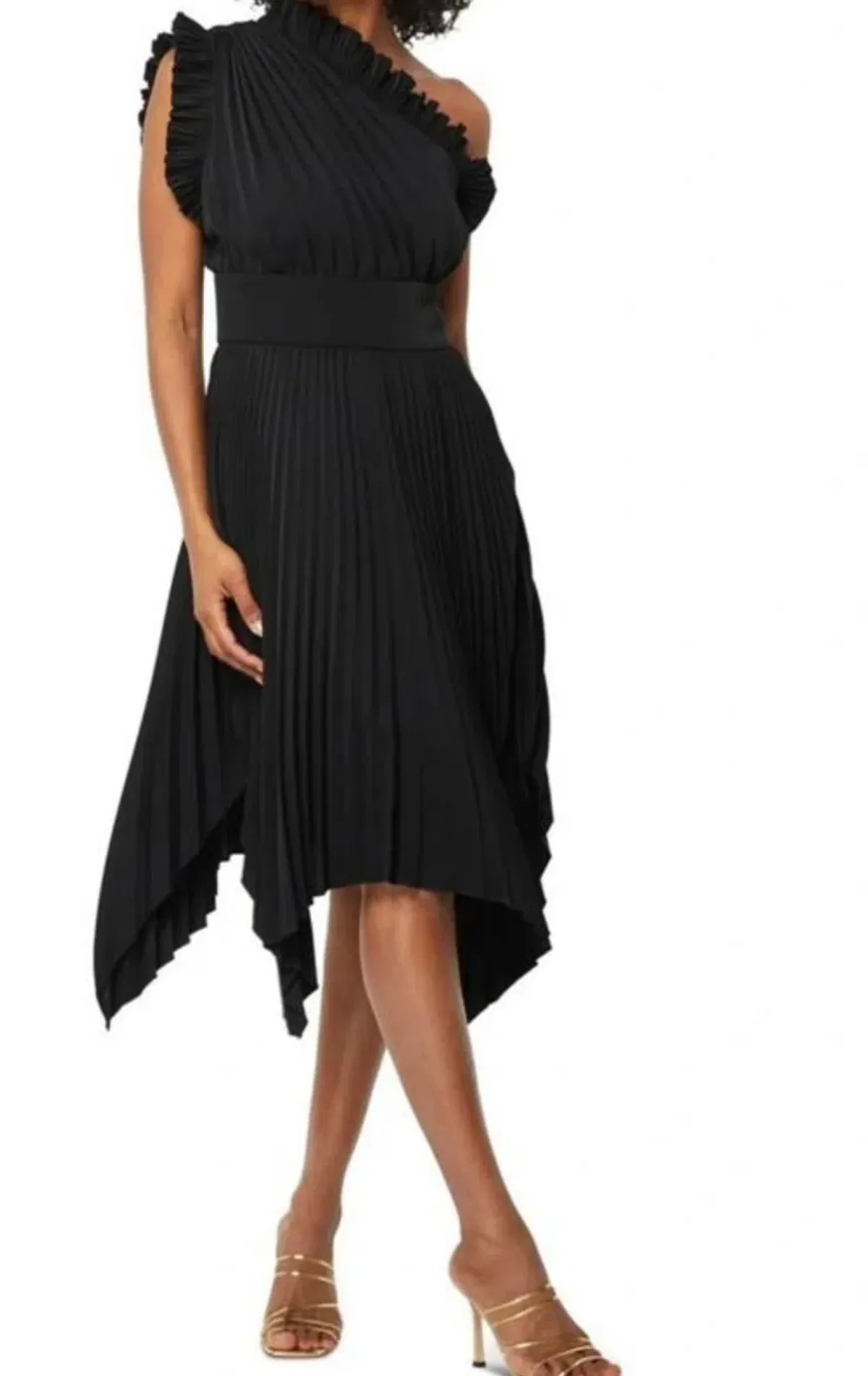 Mossman The Lady Like Midi Dress Black Size 14 - Image 2