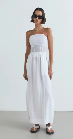 Viktoria and Woods Rome Bustier White Size 1/Au 6 for rent on The Volte - image 1
