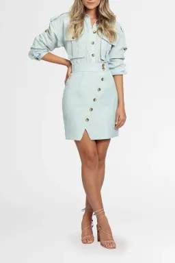 Significant Other Parrish Dress Pistachio Size 6 for rent on The Volte - image 1