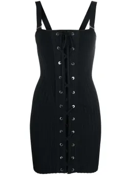 Dion Lee Laced Corset Mini Dress Black Size XS/Au 6 for rent on The Volte - image 5