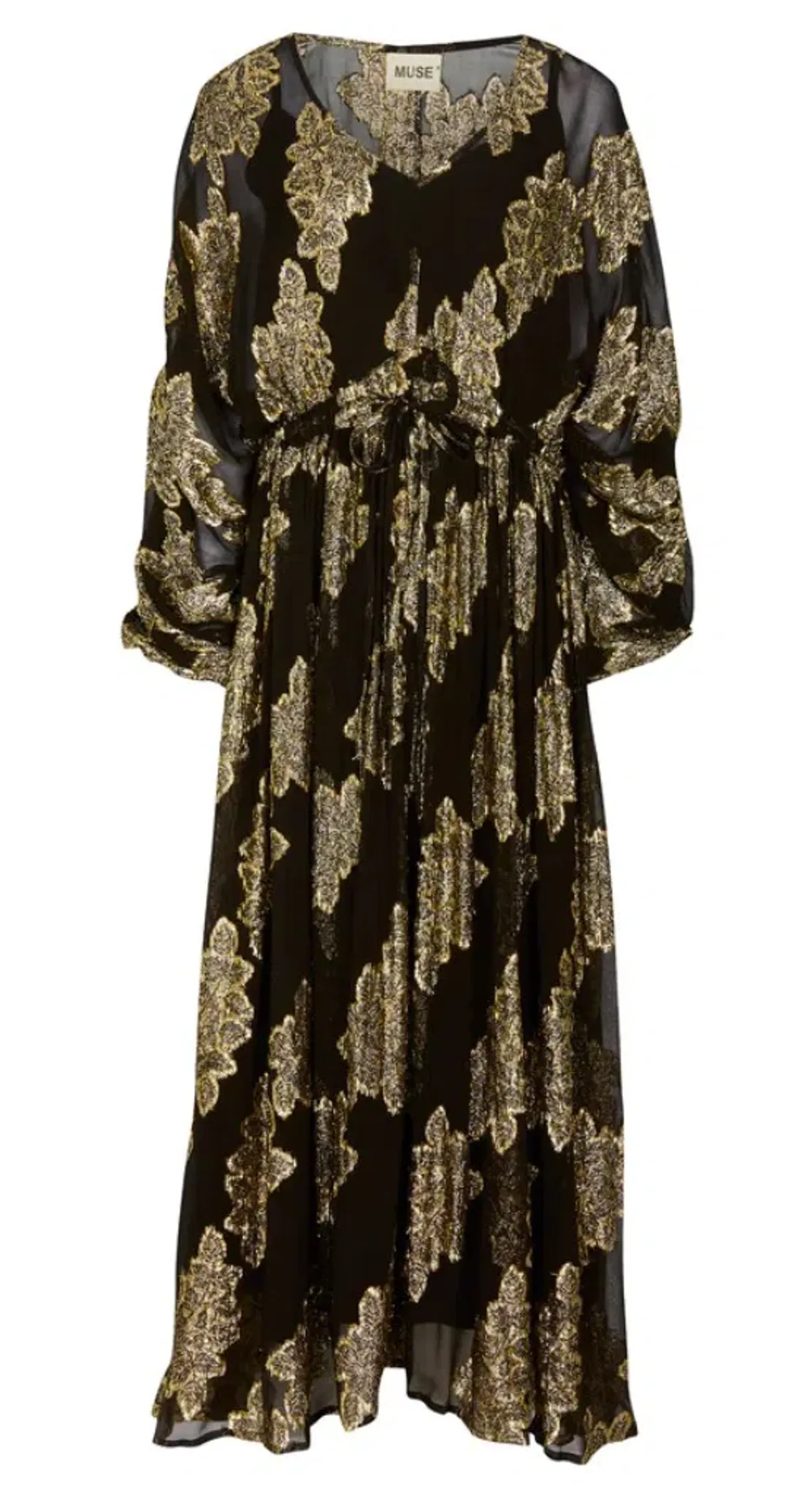 Never Fully Dressed Jaquard Missi Dress Black/Print Size 18 - Image 3