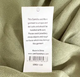 Camilla And Marc Tatami Full Maxi Dress Green Animal Print Size 8 for rent on The Volte - image 7