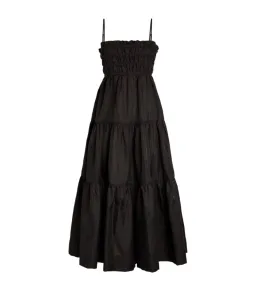 Shona Joy Bruna Linen Midi Black Size 8 for rent on The Volte - image 5