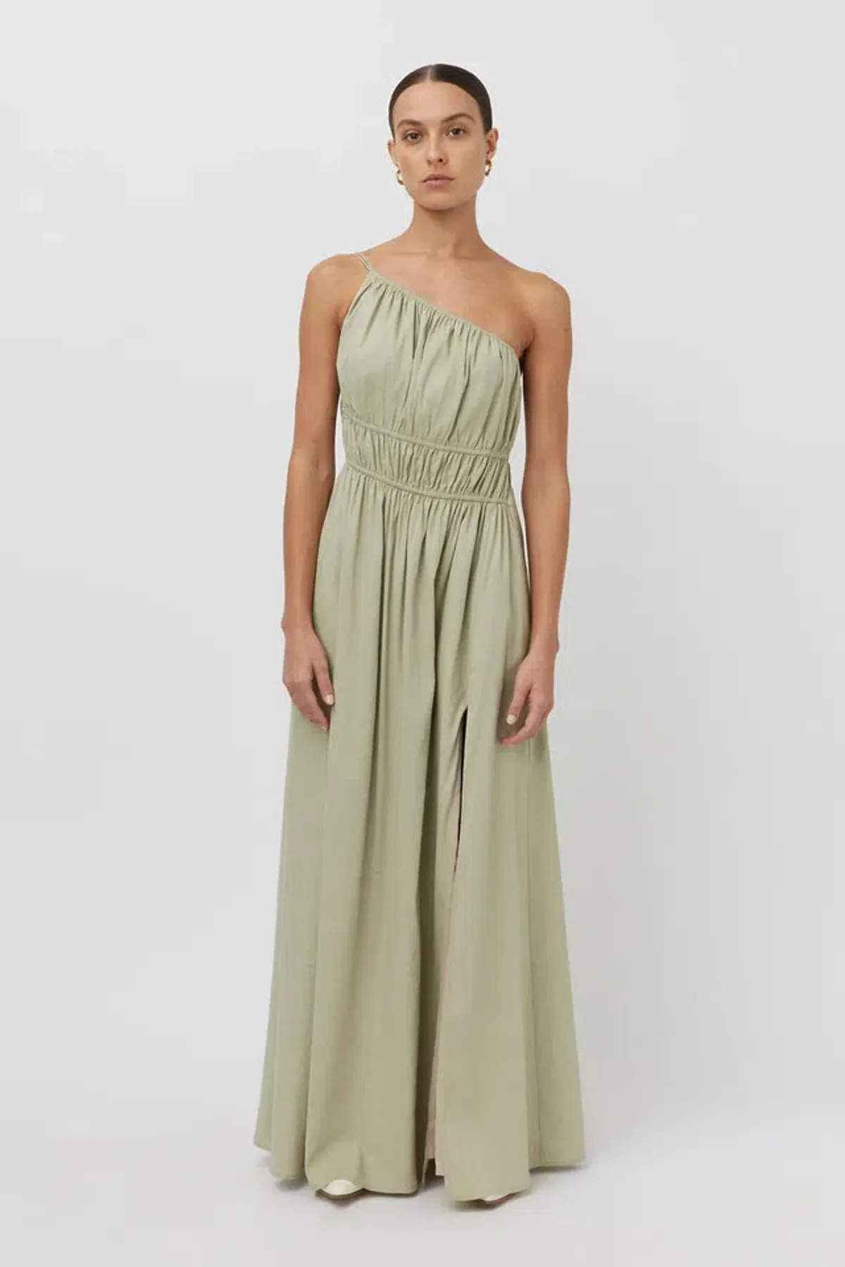 Camilla and Marc Sevilla Asymmetric Dress Green Size 6 - Image 1