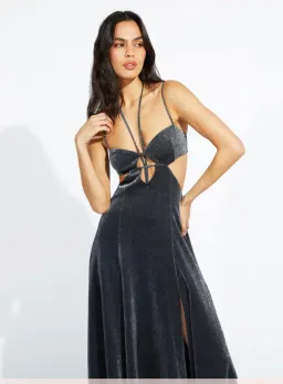 Alice McCall Lucy in the Sky Midi Dress Black Size 6 for rent on The Volte - image 3