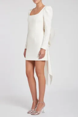 Rebecca Vallance Monique Mini Dress Ivory Size 6 for rent on The Volte - image 2