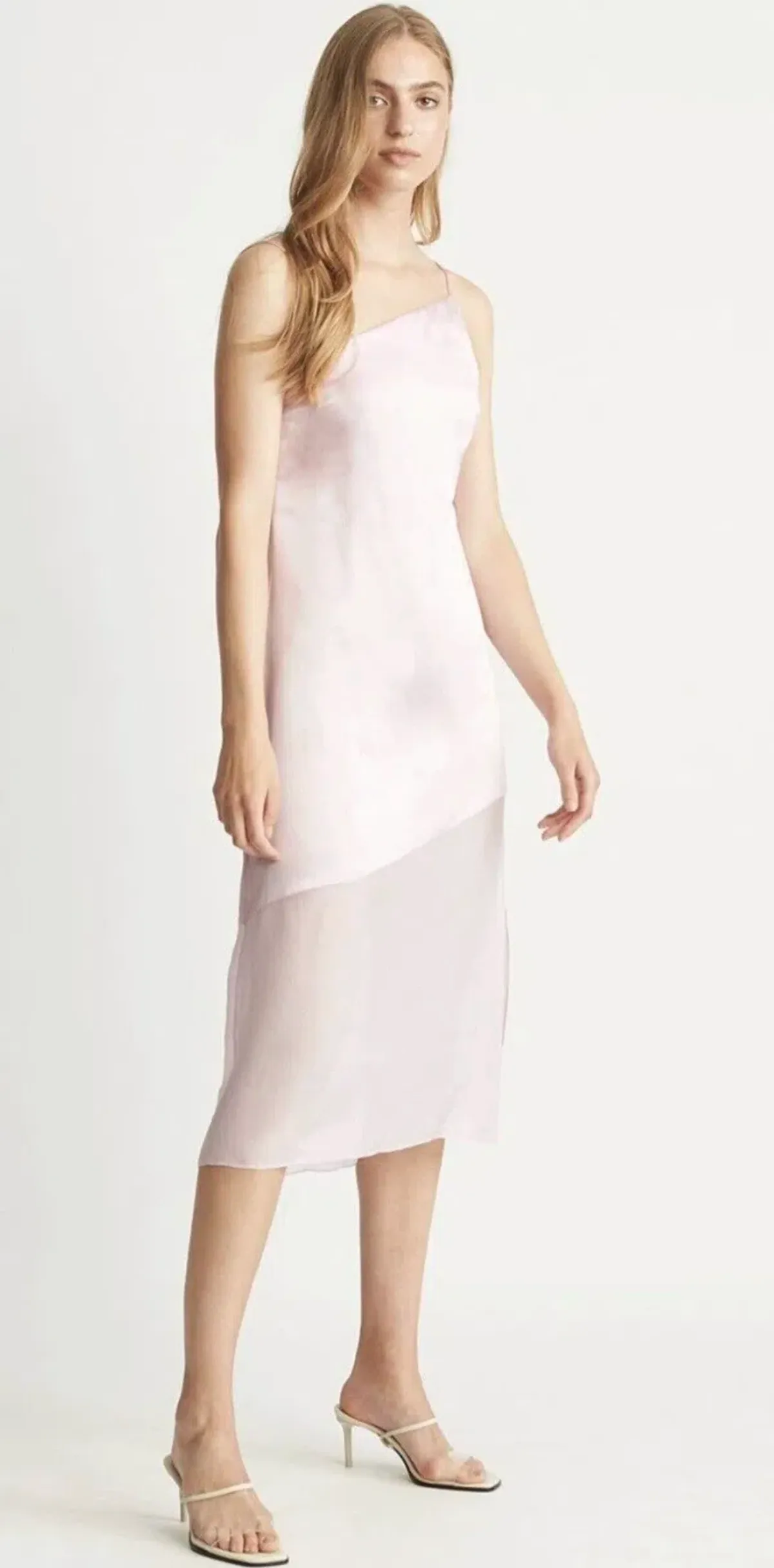 Ginia Luna Midi Dress Pink Size XS / Au 6 - Image 4