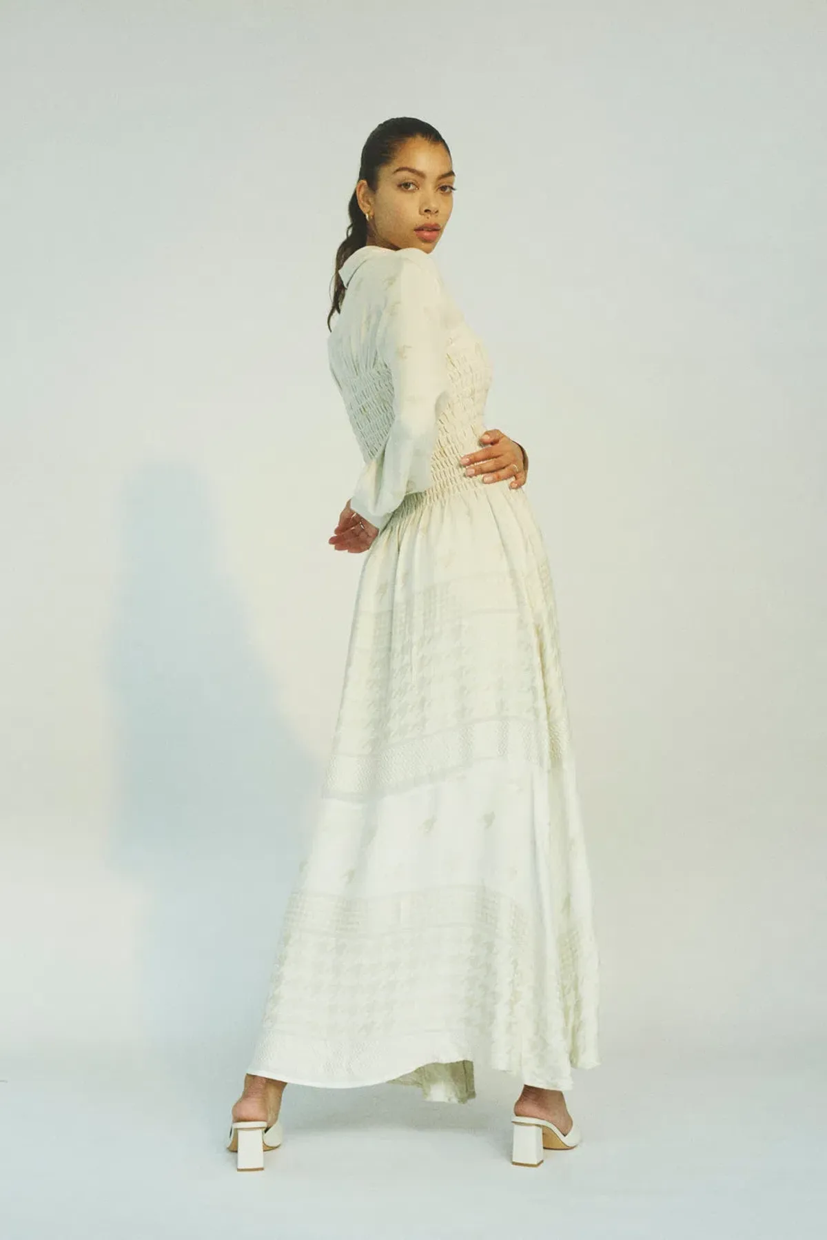 Harper Copenhagen White Shirt Dress Cream Size AU 6 - Image 3