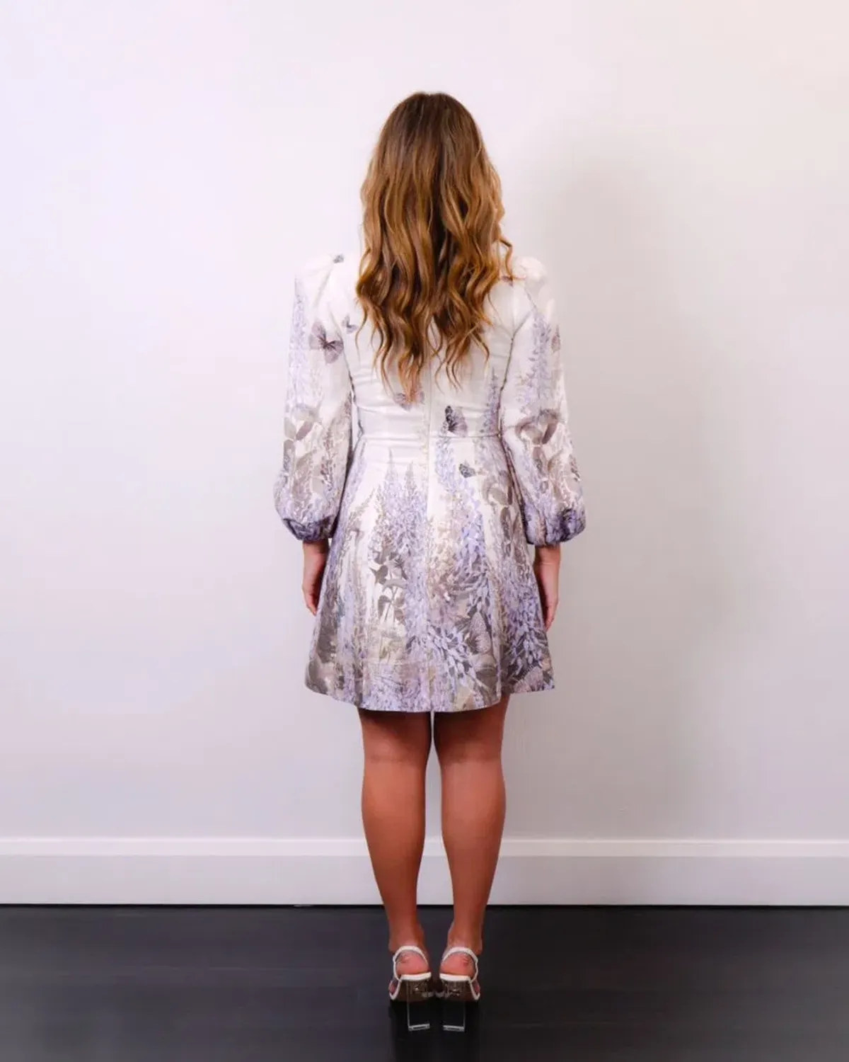 Zimmermann Luminous Butterfly Mini Dress Print Size 3/AU 14 - Image 5