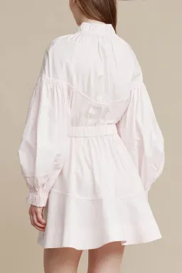 Acler Marquis Mini Dress Shell Pink Size AU 12 for rent on The Volte - image 6