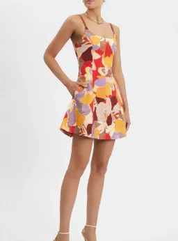 Rebecca Vallance Santiago Mini Dress Multi Size 10 for rent on The Volte - image 1