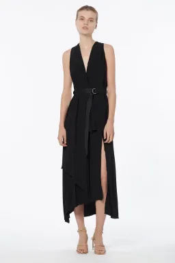 Manning Cartell New Order Midi Dress in Black Size 8 / S for rent on The Volte - image 1