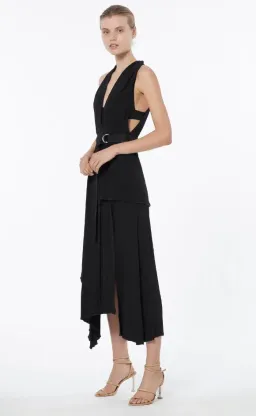 Manning Cartell New Order Midi Dress in Black Size 8 / S for rent on The Volte - image 2