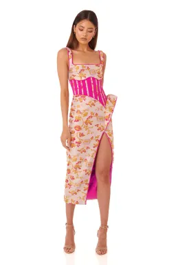 Eliya The Label Maddison Midi Dress Floral Size 6 / XS for rent on The Volte - image 4