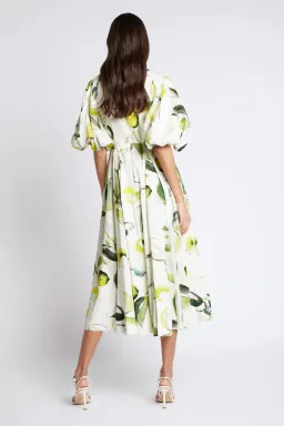 Aje Zest Midi Dress Print Size 6 / XS for rent on The Volte - image 2