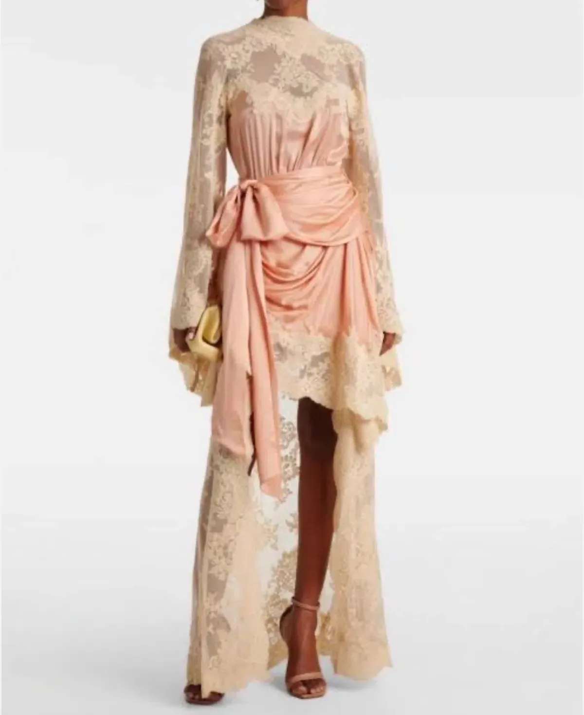 Zimmermann Hypnotic Satin Drape Dress Size 0 / Au 8 - Image 3