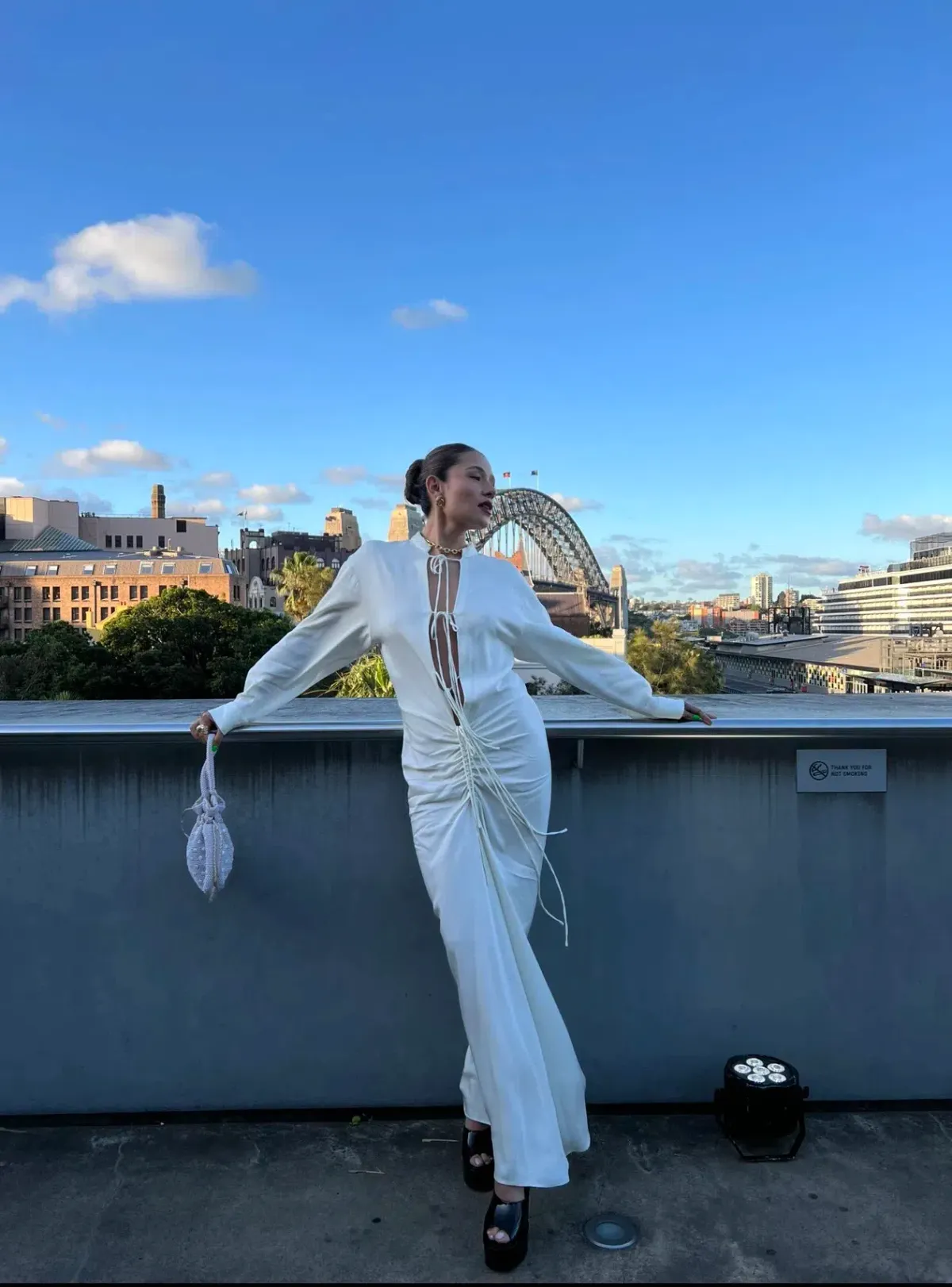 Christopher Esber Bertoia Long Sleeve Dress Mint Size 8 - Image 5