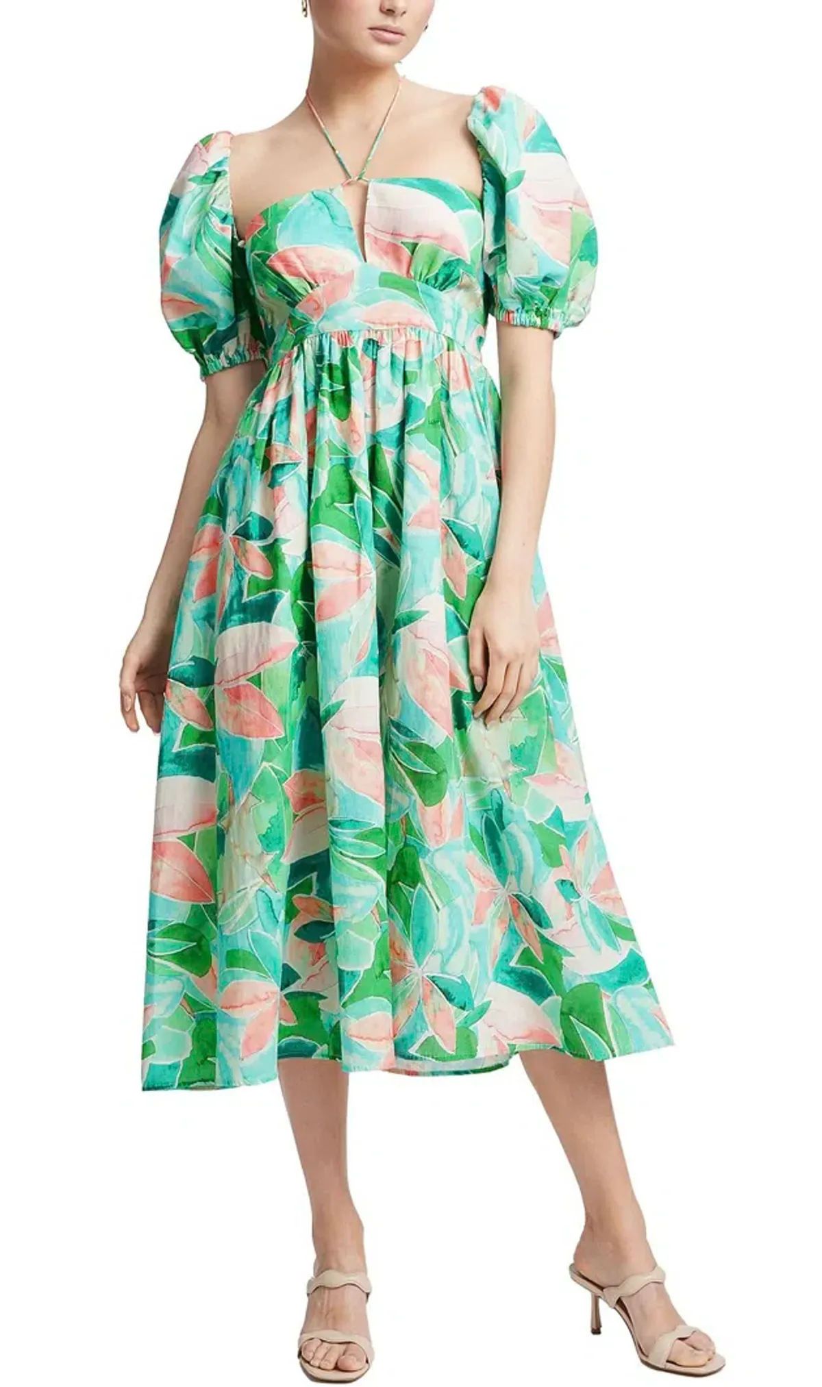 Steele Elm Dress Tropicana Size L/Au 12  - Image 1