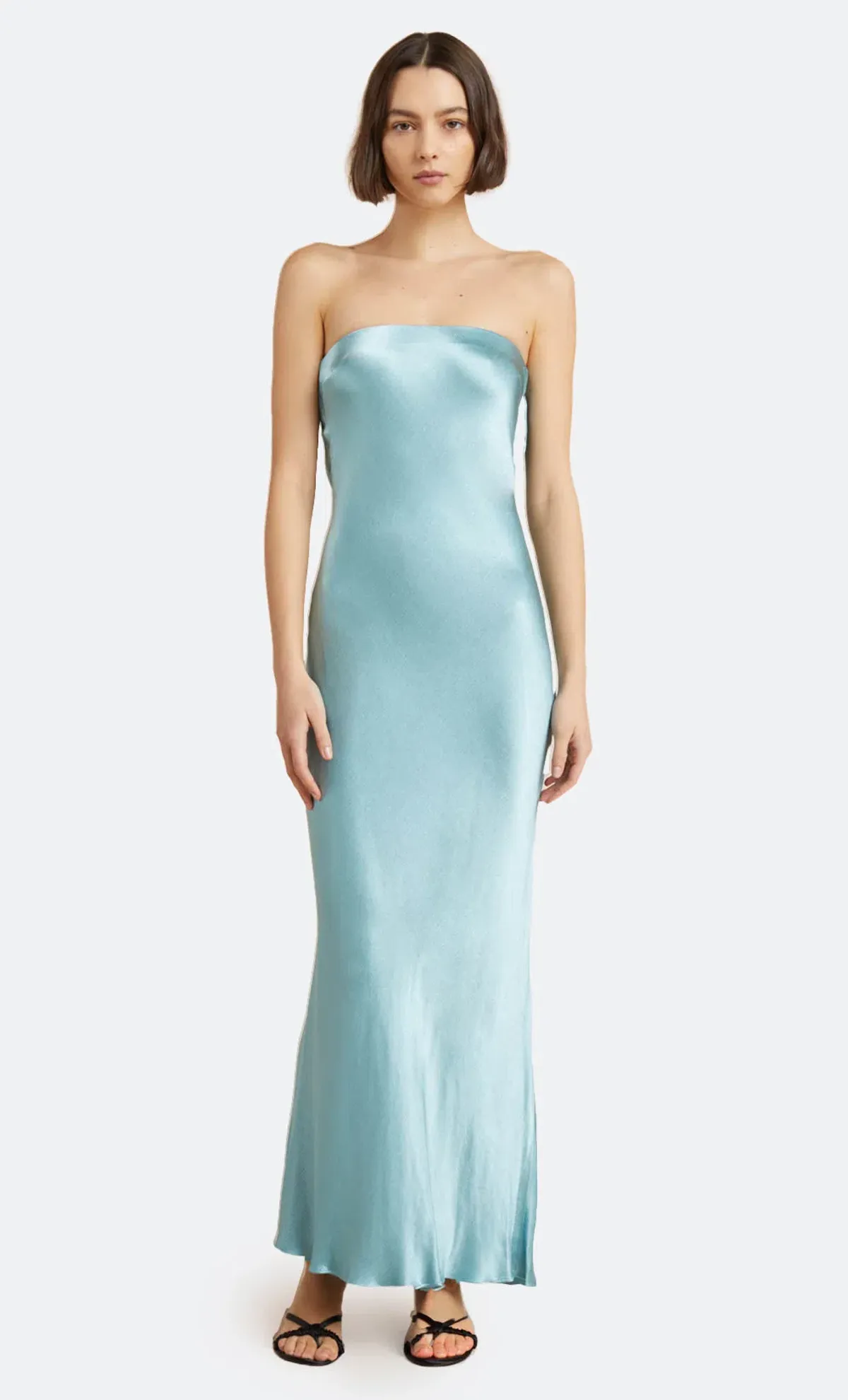 Bec & Bridge Moon Dance Strapless Dress Sea Spray Size 6 - Image 1