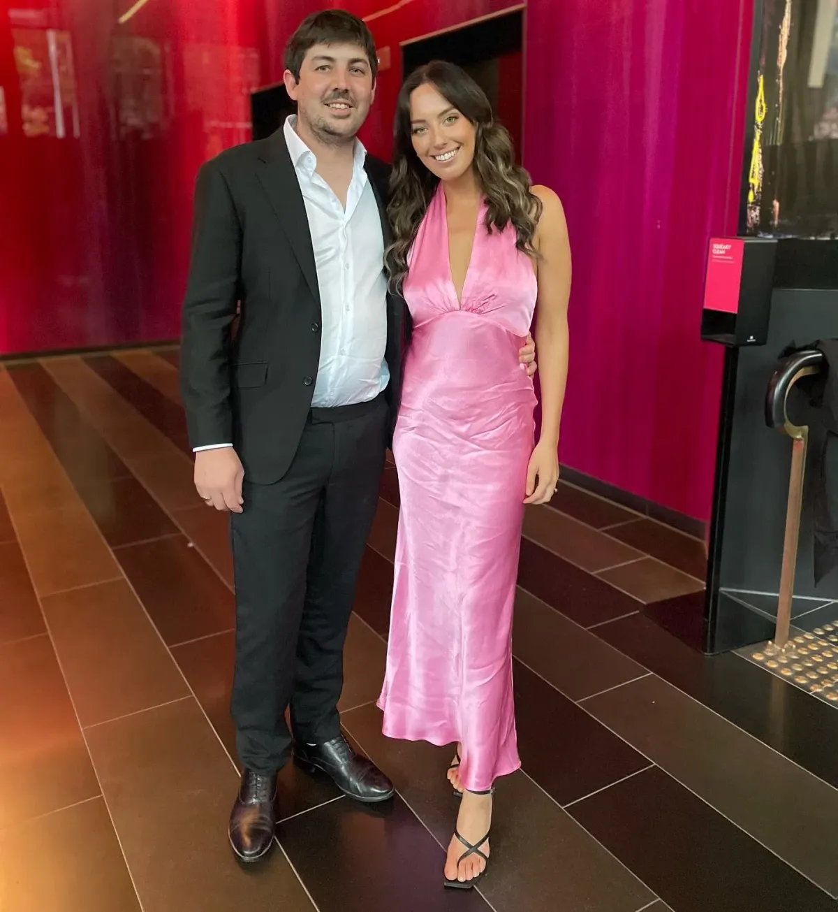 Bec & Bridge Indi Halter Maxi Dress Pink Size 8 - Image 4